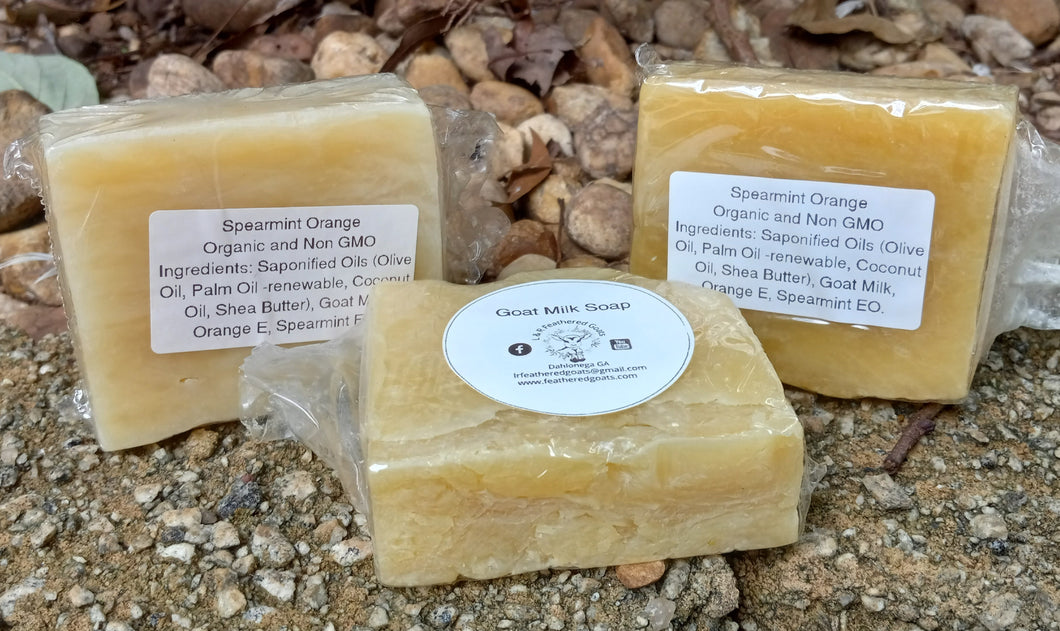 Spearmint Orange Goat Milk Soap